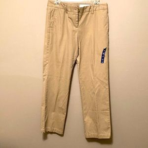 Woman’s 8P Lands End Khaki Pants with Tags